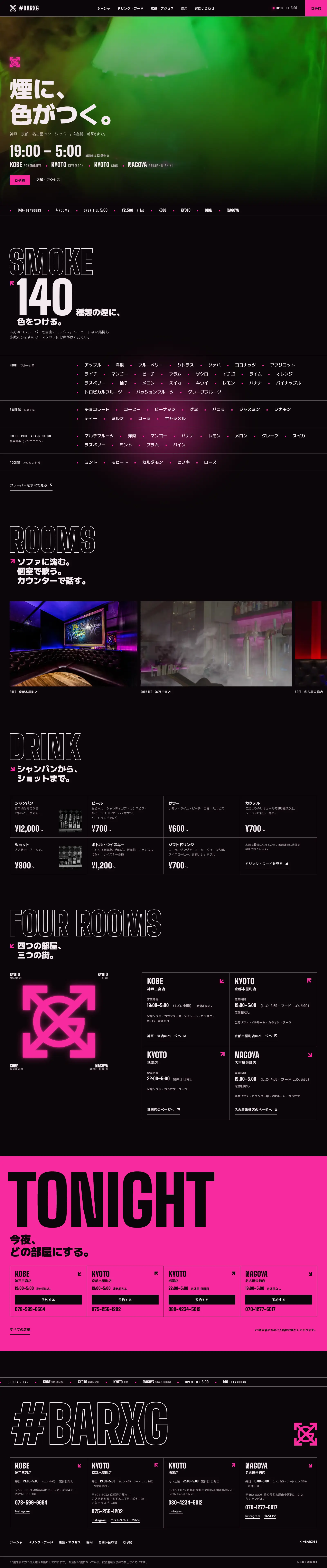 #BARXGのページ全体