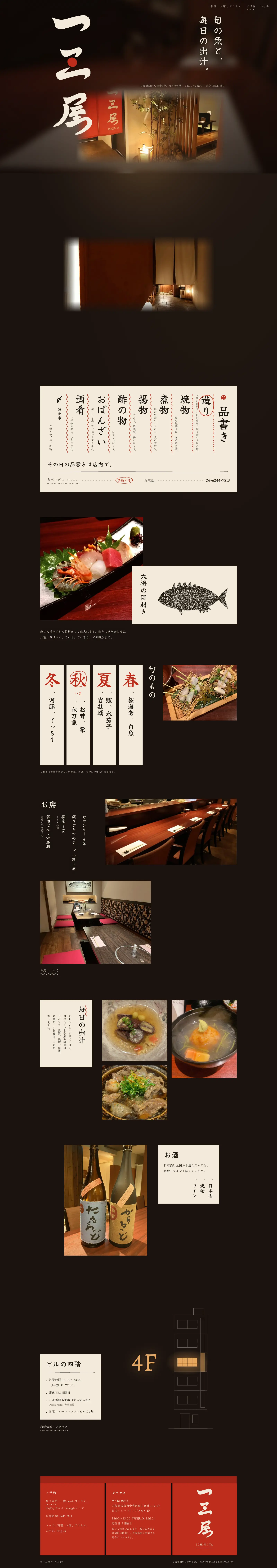 一三屋のページ全体